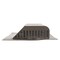 Gaf Master Flow 60 sq. in. NFA Galvanized Slant Back Roof Louver Static Vent in Weathered Wood with Weather Filter SSB960GWFWW - alternate 4